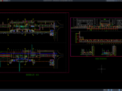 detail tampak depan dan potongan jembatan