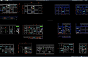 Download Block Lemari Pakaian DWG AutoCAD block lemari pakaian
