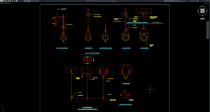 detail bagian gantungan pipa