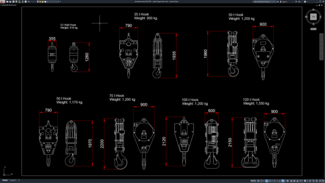 detail bagian kait crane