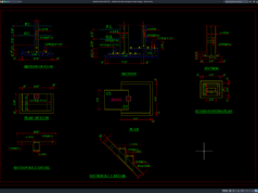 Download Gambar Detail Denah dan Potongan Pondasi Tangga DWG AutoCAD detail denah dan potongan pondasi tangga
