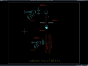 detail katup pendaratan sistem pemadam kebakaran