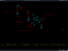 Download Detail Koneksi Pipa Cabang Sistem Sprinkler DWG AutoCAD detail koneksi pipa cabang sistem sprinkler