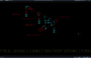 Download Detail Koneksi Pipa Cabang Sistem Sprinkler DWG AutoCAD detail koneksi pipa cabang sistem sprinkler