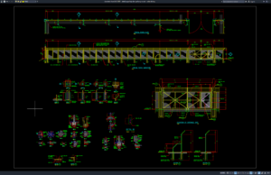 detail pagar baja dan gerbang masuk