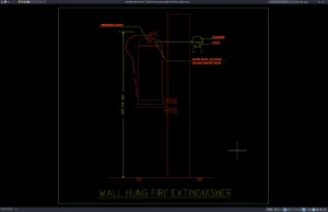 Download Gambar Detail Pemasangan APAR Gantung Dinding DWG AutoCAD detail pemasangan apar gantung dinding