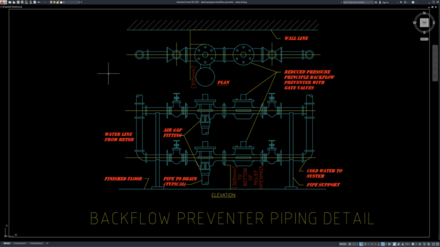 detail perpipaan backflow preventer detail perpipaan backflow preventer