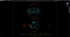 detail rangkaian fire department connection (fdc)