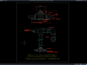 detail sprinkler pendant tersembunyi adjustable royal flush