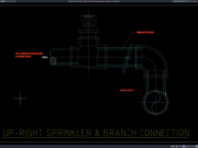 Download Detail Sprinkler Upright dan Sambungan Pipa Cabang DWG AutoCAD detail sprinkler upright dan sambungan pipa cabang