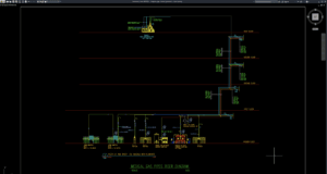 diagram pipa vertikal gas medis