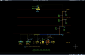 diagram pipa vertikal gas medis