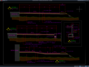 Download Gambar Potongan Jalan Perkerasan Beton DWG AutoCAD potongan jalan perkerasan beton