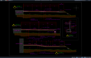 potongan jalan perkerasan beton
