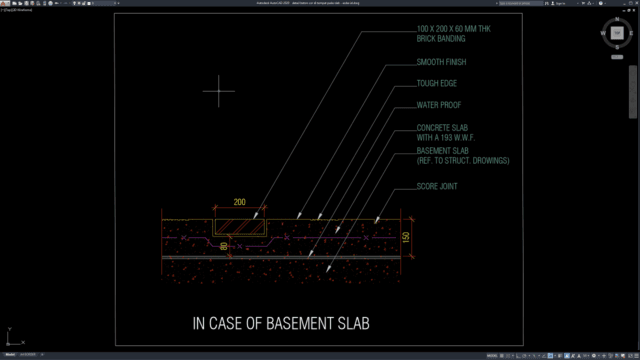 detail beton cor di tempat pada slab