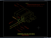 Download Gambar Detail Fan Coil Unit Horizontal DWG AutoCAD detail fan coil unit horizontal