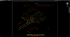 detail fan coil unit horizontal