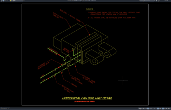 detail fan coil unit horizontal
