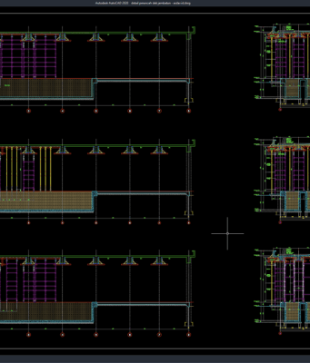 detail perancah dek jembatan