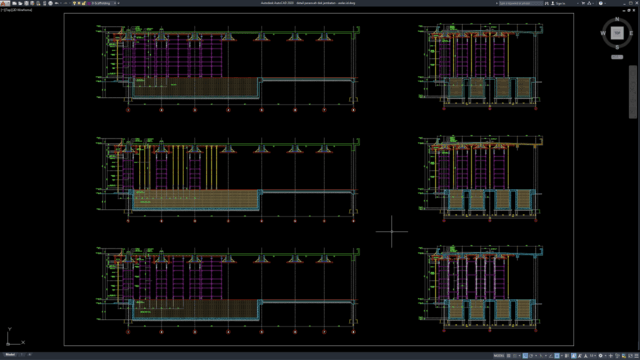 detail perancah dek jembatan