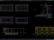 detail perancah eksternal (scaffolding)