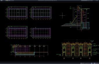 Download Gambar Detail Perancah Eksternal (Scaffolding) DWG AutoCAD detail perancah eksternal (scaffolding)