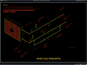 detail perpipaan reheat coil