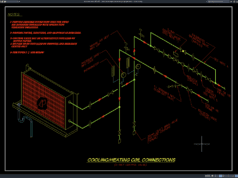 detail sambungan coil pendingin dan pemanas