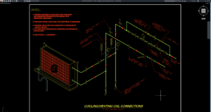 detail sambungan coil pendingin dan pemanas