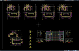 detail tulangan dinding beton