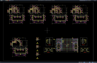 detail tulangan dinding beton
