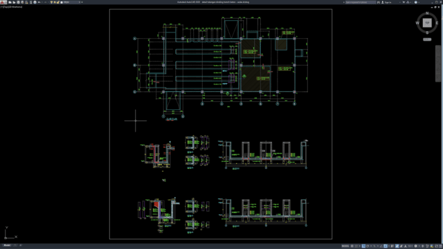 detail tulangan dinding trench beton