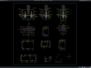 detail tulangan pile cap beton