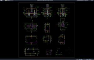 detail tulangan pile cap beton
