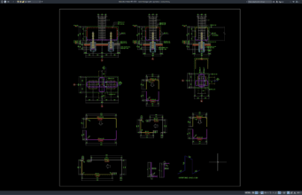 detail tulangan pile cap beton