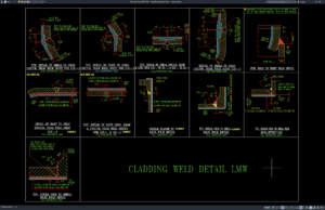 Download Gambar Detail Las Cladding (LMW) DWG AutoCAD detail las cladding (lmw)