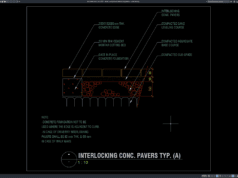 detail paving block interlocking beton