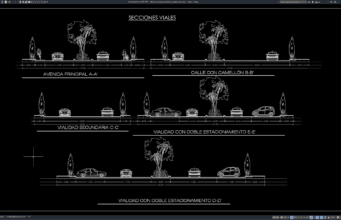 detail penampang melintang jalan perkotaan