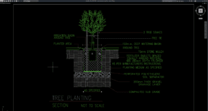 detail penanaman pohon