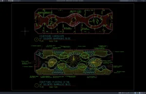 Download Gambar Detail Penanaman Taman Courtyard DWG AutoCAD detail penanaman taman courtyard