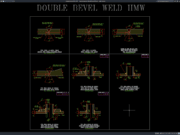 detail pengelasan double bevel (hmw)