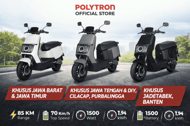 spesifikasi motor listrik polytron fox 200