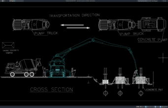 concrete pump (pompa beton)