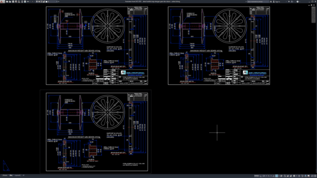 detail bobbin baja dengan gear dan sleeve