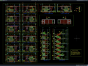 detail elevasi dan penampang tangga darurat