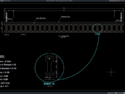 detail penampang girder jembatan