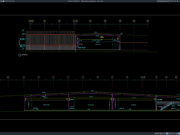 detail penampang pabrik baja