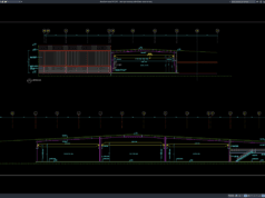 detail penampang pabrik baja