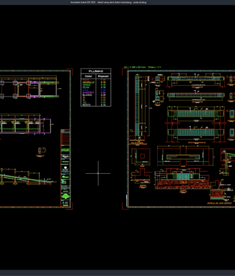 detail ramp deck beton bertulang