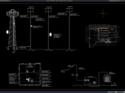 Download Gambar Detail Skema Listrik Menara Antena DWG AutoCAD detail skema listrik menara antena